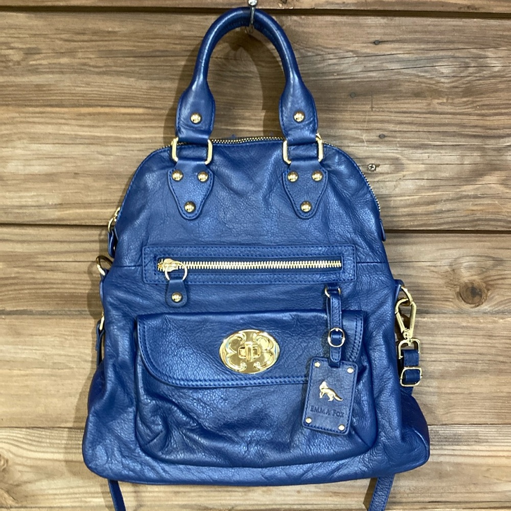 Emma Fox Leather Foldover Bag